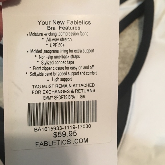 Fabletics zip up bra - Picture 3 of 4